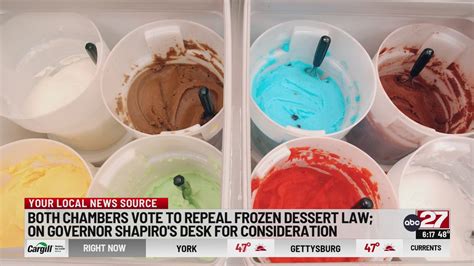 Pennsylvania gets closer to getting rid of 1965 frozen dessert law